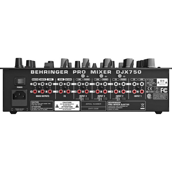Main product image for Behringer DJX750 Pro 5-Channel DJ Mixer 248-6518